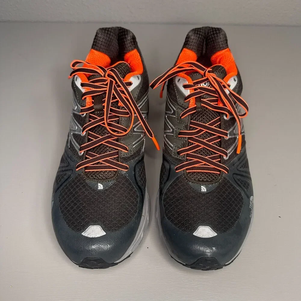 North Face Flash Dry Ultra Equity Orange & Gray Shoes Size 11